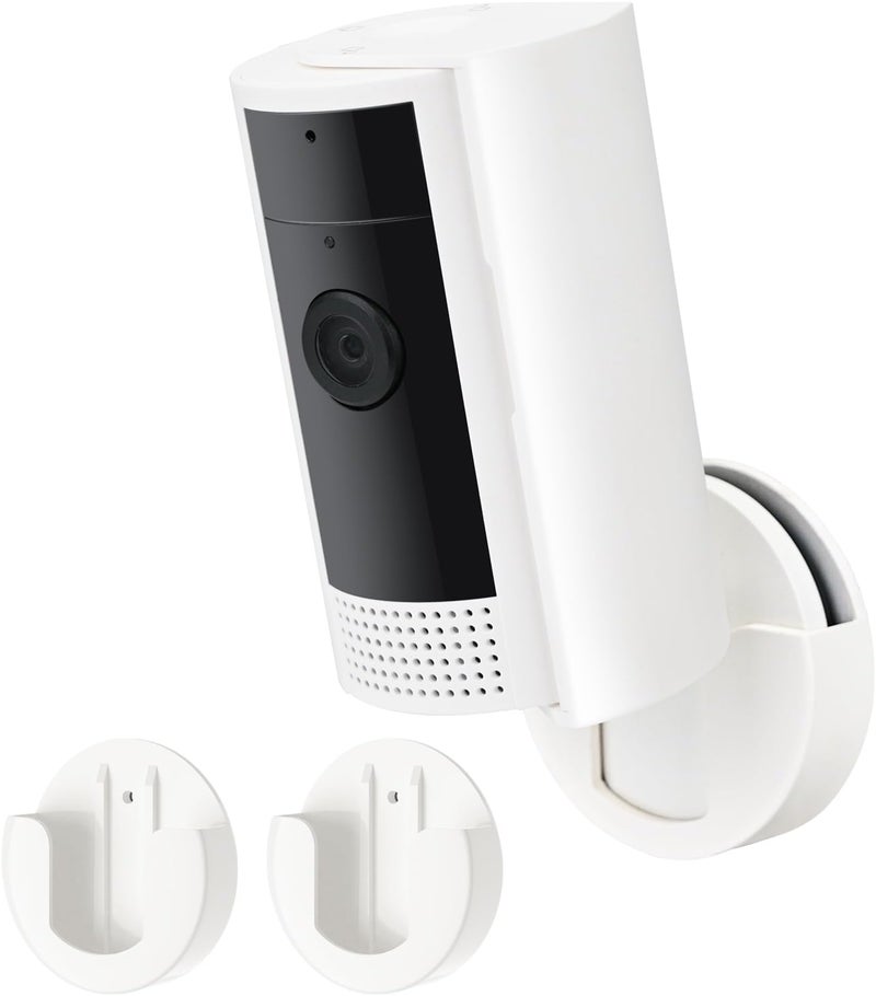 ALERTCAM 2 Pack Adhesive Wall Mount for Indoor Cam(1st Gen and 2nd Gen), Two Ways Easy Installation with Strong Tape and Screws, No Drilling, No Screws, Convenient and Practical Mount by - Image 1